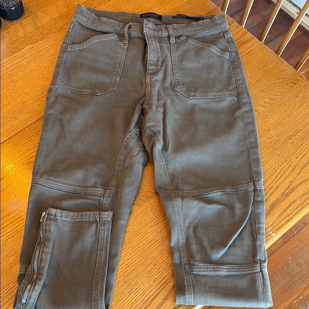 Banana Republic Olive Green Cargo Skinny Pants
